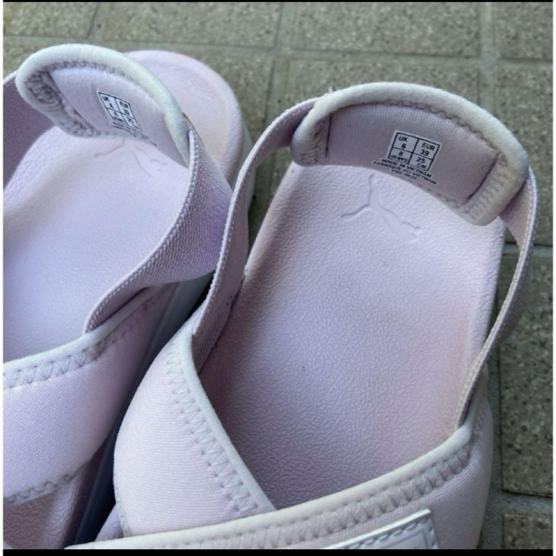PUMA(プーマ)のプーマ　25cm   プラットホーム　厚底　サンダル　niziu  コラボ レディースの靴/シューズ(サンダル)の商品写真