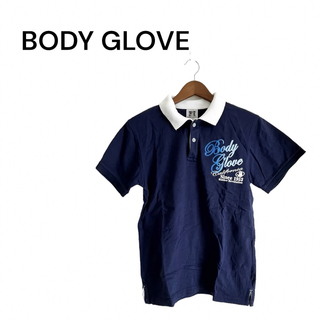 ボディーグローヴ(Body Glove)のBODY GLOVE ボディグローブ プリント 半袖 ポロシャツ M  ネイビー(ポロシャツ)