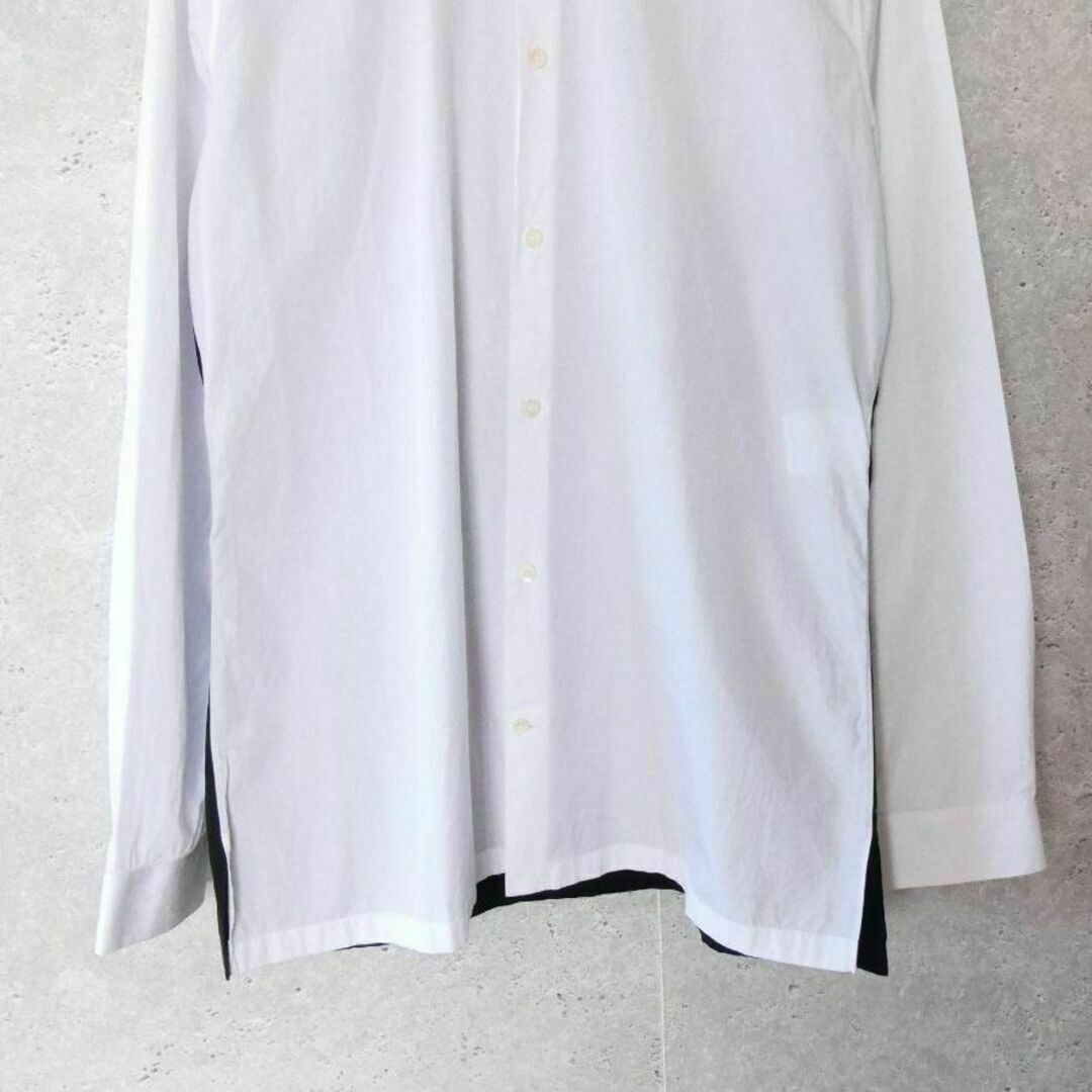 Balenciaga(バレンシアガ)の美品 BALENCIAGA バイカラー 長袖 シャツ メンズのトップス(シャツ)の商品写真