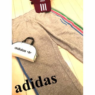 アディダス(adidas)の正規品adidas(アディダス) レディーススエットワイドパンツ/少しフレア(トレーナー/スウェット)