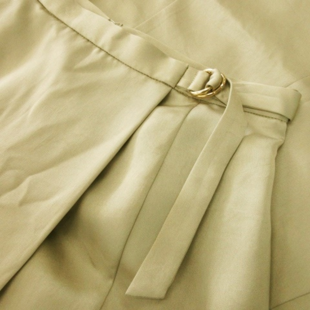 UNITED ARROWS green label relaxing(ユナイテッドアローズグリーンレーベルリラクシング)のglr monable スカート フレア ミモレ ロング ベルト 38 ベージュ レディースのスカート(ロングスカート)の商品写真