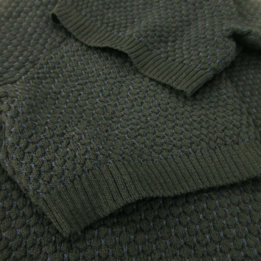 ZARA(ザラ)のザラ ニット セーター サマー クルーネック 半袖 ドット編み さっくり S 紺 レディースのトップス(ニット/セーター)の商品写真