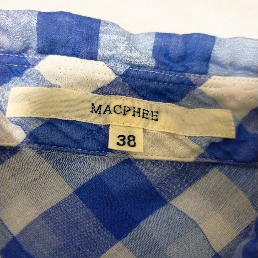 MACPHEE(マカフィー)のマカフィー ブラウス シャツ シルク混 レディースのトップス(シャツ/ブラウス(長袖/七分))の商品写真