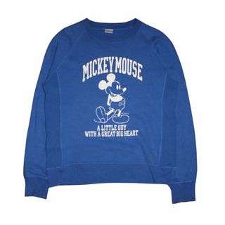 ディズニー(Disney)のVintage Disney オフィシャル ラグラン ミッキーマウス スウェット(スウェット)