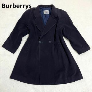 BURBERRY - 450 Burberrys バーバリー ステンカラーコート ネイビー ウール