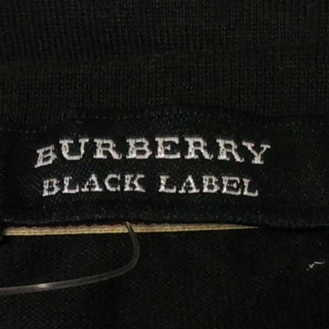 BURBERRY BLACK LABEL(バーバリーブラックレーベル)のBurberry Black Label(バーバリーブラックレーベル) 半袖カットソー サイズ2 M メンズ - ダークブラウン Vネック メンズのトップス(Tシャツ/カットソー(半袖/袖なし))の商品写真