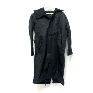 ジースター(G-STAR RAW)のG-STAR RAW(ジースターロゥ) コート サイズS メンズ美品  - 黒 長袖/ロング丈/冬(その他)