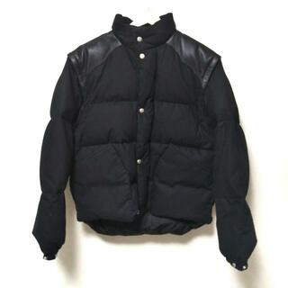 Gucci - GUCCI(グッチ) ダウンジャケット サイズ44 L レディース - 黒 長袖/刺繍/冬
