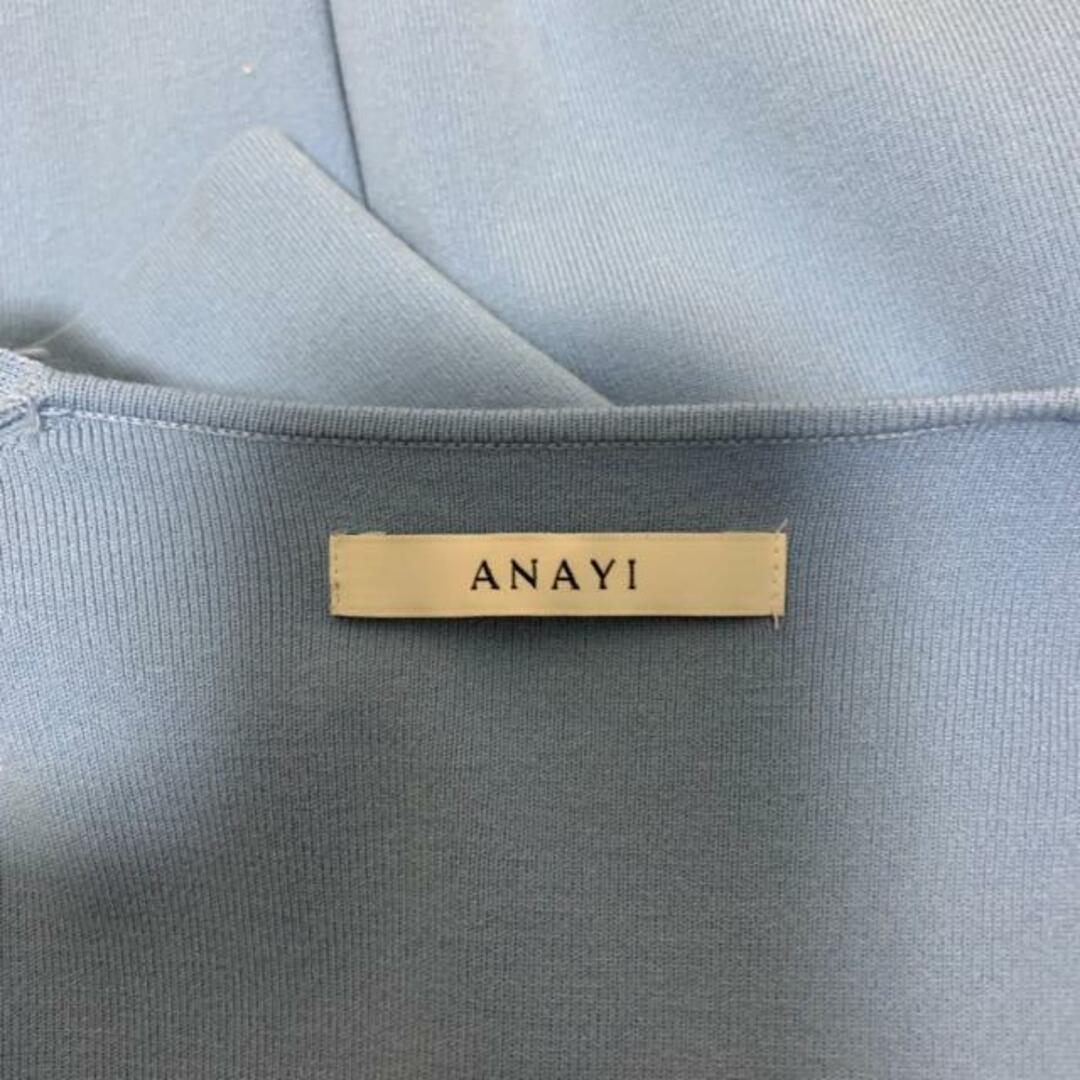 ANAYI(アナイ)のANAYI(アナイ) コート サイズ38 M レディース美品  - ブルー 長袖/ニット/春/秋 レディースのジャケット/アウター(その他)の商品写真