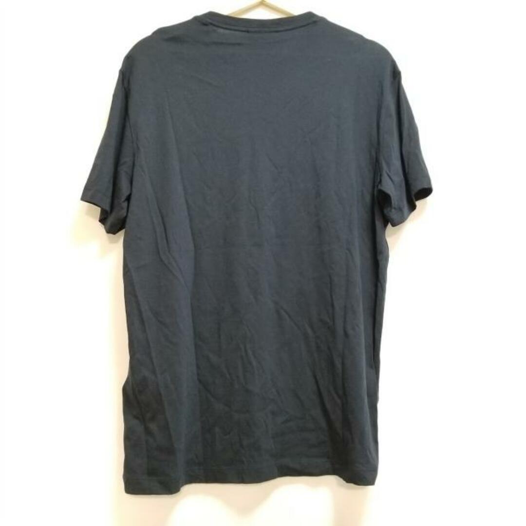 Emporio Armani(エンポリオアルマーニ)のEMPORIOARMANI(エンポリオアルマーニ) 半袖Tシャツ サイズEU  XL レディース - 黒×白 クルーネック レディースのトップス(Tシャツ(半袖/袖なし))の商品写真