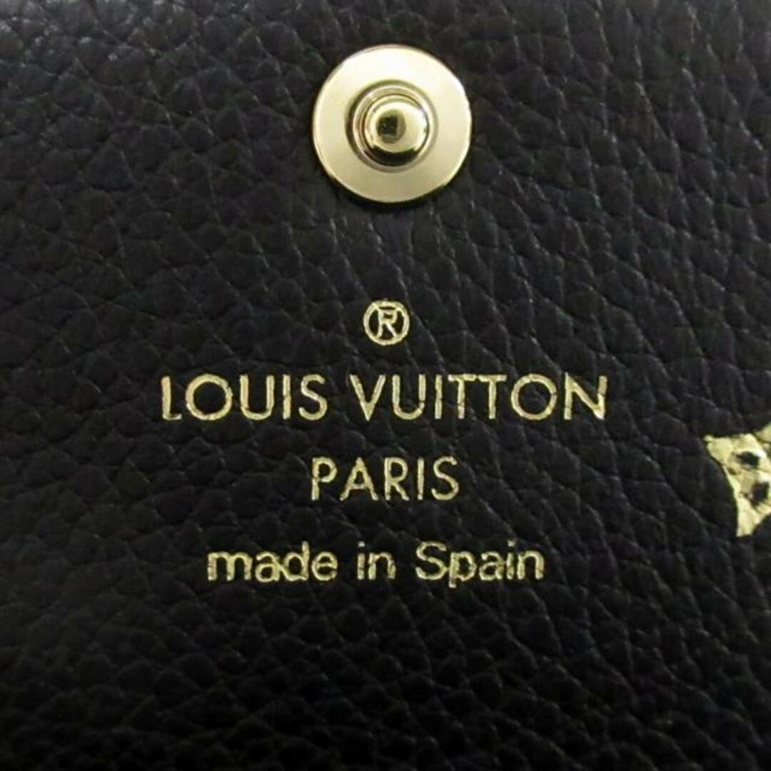 LOUIS VUITTON(ルイヴィトン)のLOUIS VUITTON(ルイヴィトン) コインケース モノグラム・アンプラント美品  ポルトモネロザリ M81455 ノワール 飛行機/羽田空港店限定刻印 モノグラム･アンプラント レザー（皮革の種類：牛革） レディースのファッション小物(コインケース)の商品写真