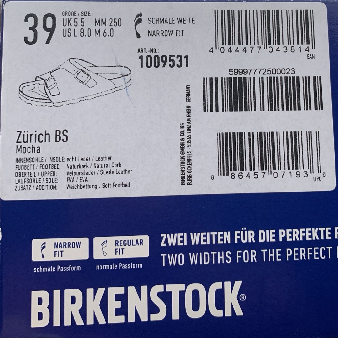 BIRKENSTOCK(ビルケンシュトック)のビルケンシュトックサンダルチューリッヒソフトフットベットレザー レディース レディースの靴/シューズ(サンダル)の商品写真