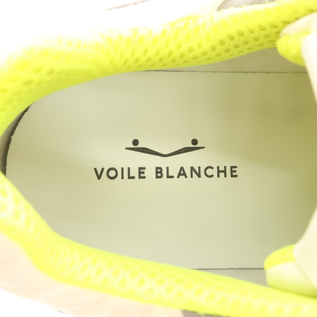 【新品アウトレット】ボイルブランシェ VOILE BLANCHE BHOLT スニーカー ホワイトxグレー×ネオンイエロー【サイズ43】【メンズ】 メンズの靴/シューズ(スニーカー)の商品写真