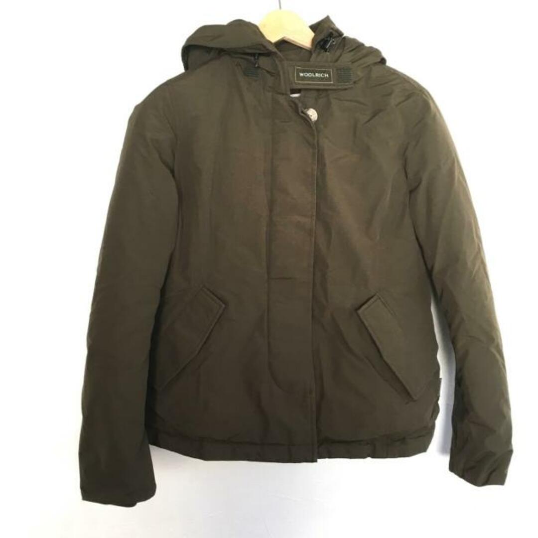 WOOLRICH(ウールリッチ) ダウンジャケット サイズXS レディース美品 - カーキ 長袖/冬 | フリマアプリ ラクマ