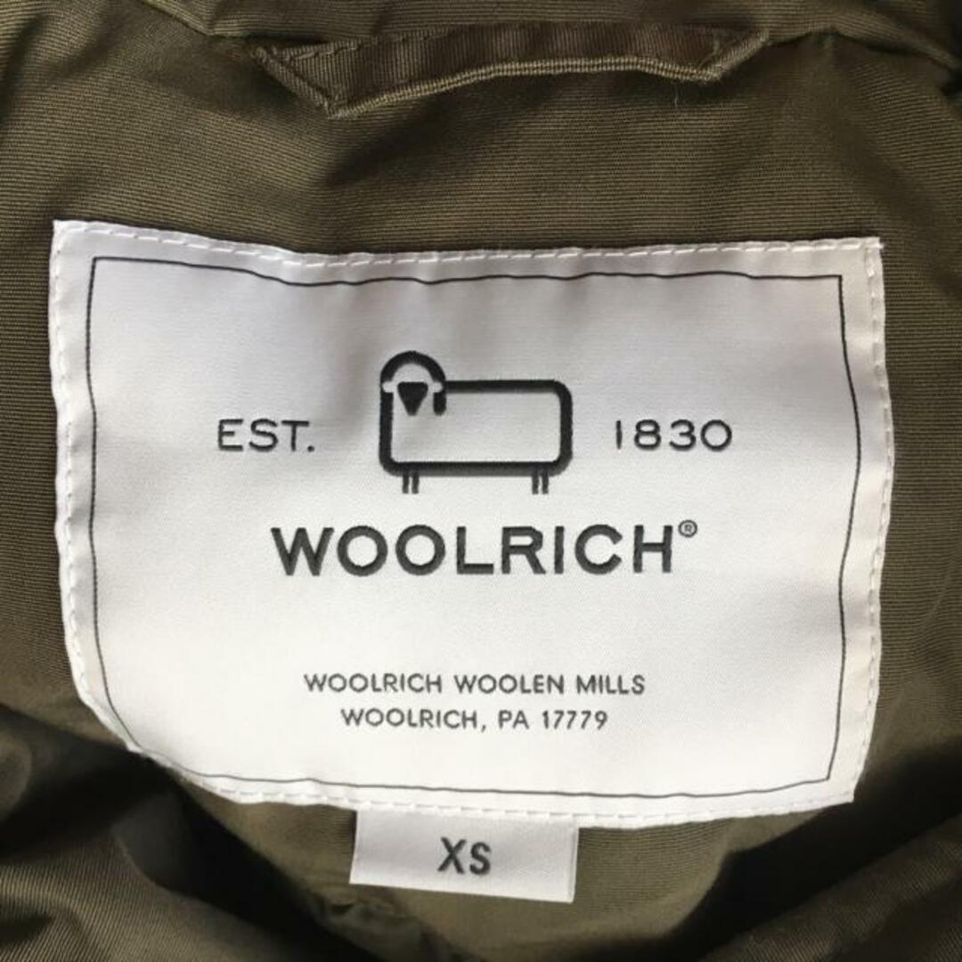 WOOLRICH(ウールリッチ)のWOOLRICH(ウールリッチ) ダウンジャケット サイズXS レディース美品  - カーキ 長袖/冬 レディースのジャケット/アウター(ダウンジャケット)の商品写真