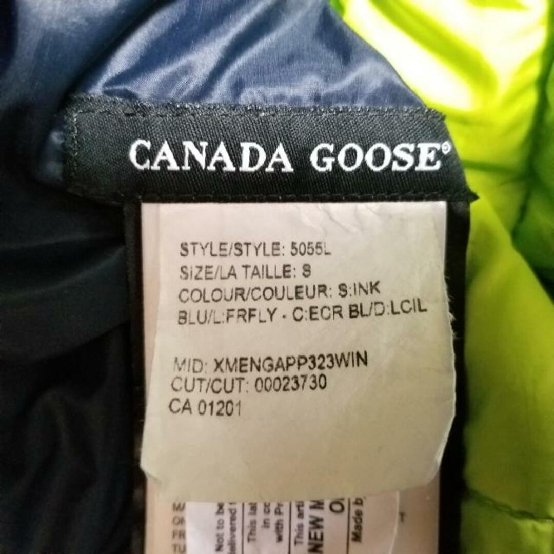 CANADA GOOSE(カナダグース)のCANADA GOOSE(カナダグース) ダウンジャケット サイズS/P S レディース - 5055L ネイビー 長袖/冬 レディースのジャケット/アウター(ダウンジャケット)の商品写真