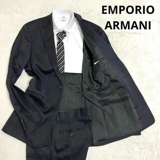 エンポリオアルマーニ(Emporio Armani)の436 エンポリオアルマーニ セットアップスーツ ブラック 46 ウール(セットアップ)