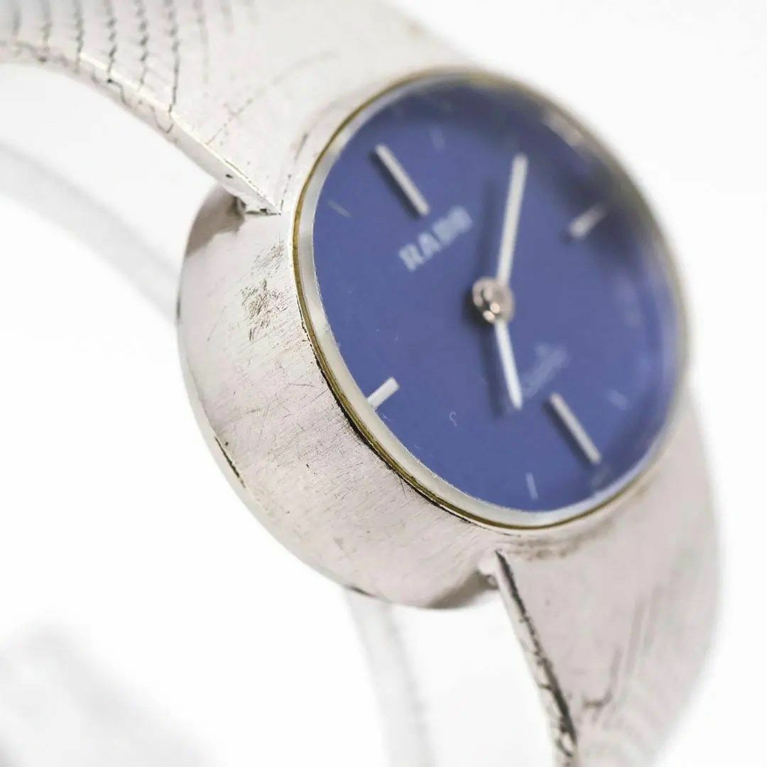 RADO(ラドー)の《希少》RADO  silhouette 腕時計 ブルー 手巻き ヴィンテー n レディースのファッション小物(腕時計)の商品写真