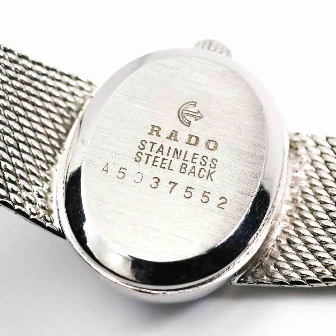 RADO(ラドー)の《希少》RADO  silhouette 腕時計 ブルー 手巻き ヴィンテー n レディースのファッション小物(腕時計)の商品写真