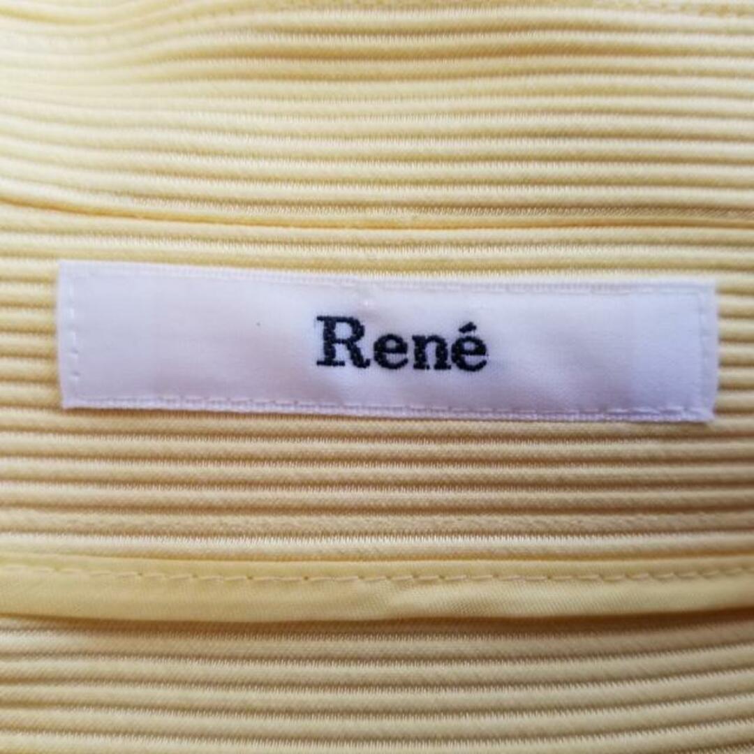 René(ルネ)のRene(ルネ) コート サイズ34 S レディース - イエロー 長袖/リボン/春/秋 レディースのジャケット/アウター(その他)の商品写真