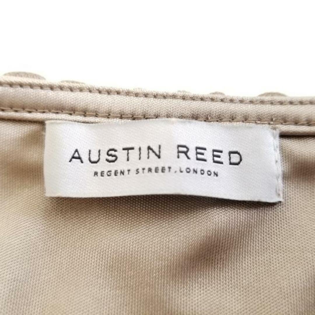 Austin Reed(オースチンリード) 七分袖カットソー サイズ40 L レディース美品  - ベージュ×イエロー フリル/ビジュー レディースのトップス(カットソー(長袖/七分))の商品写真