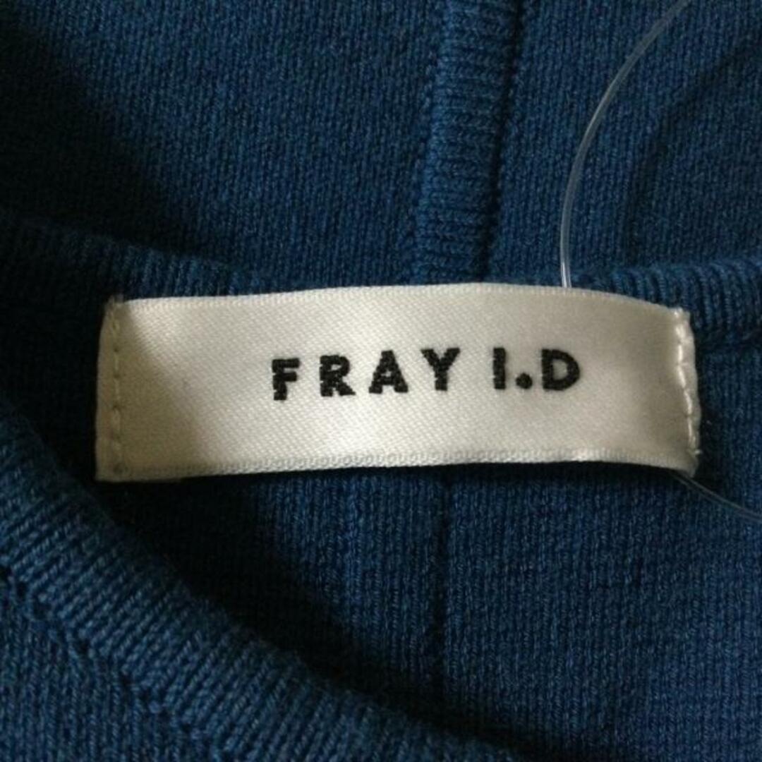 FRAY I.D(フレイアイディー)のFRAY I.D(フレイアイディー) ワンピース サイズF レディース - ブルーグリーン クルーネック/ノースリーブ/マキシ丈/プリーツ レディースのワンピース(その他)の商品写真