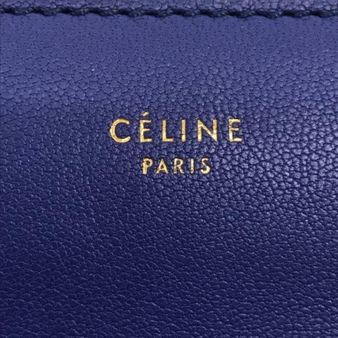 celine(セリーヌ)のCELINE(セリーヌ) ショルダーバッグ トリオラージ ブルー レザー レディースのバッグ(ショルダーバッグ)の商品写真
