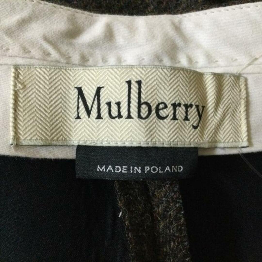 Mulberry(マルベリー)のMULBERRY(マルベリー) パンツ サイズ42 L レディース - ダークブラウン×黒×ブラウン フルレングス/チェック柄 レディースのパンツ(その他)の商品写真