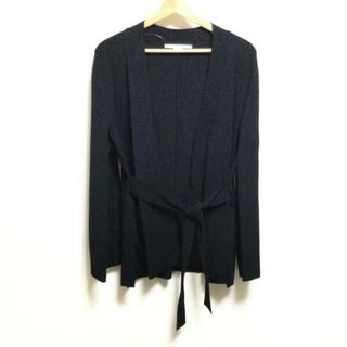 ステラマッカートニー(Stella McCartney)のstellamccartney(ステラマッカートニー) カーディガン サイズ42 XL レディース美品  - 黒 長袖(カーディガン)