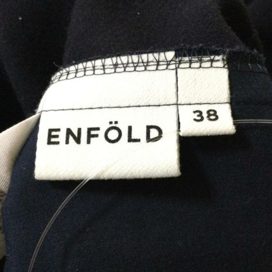 ENFOLD(エンフォルド)のENFOLD(エンフォルド) パンツ サイズ38 M レディース - 黒 フルレングス レディースのパンツ(その他)の商品写真