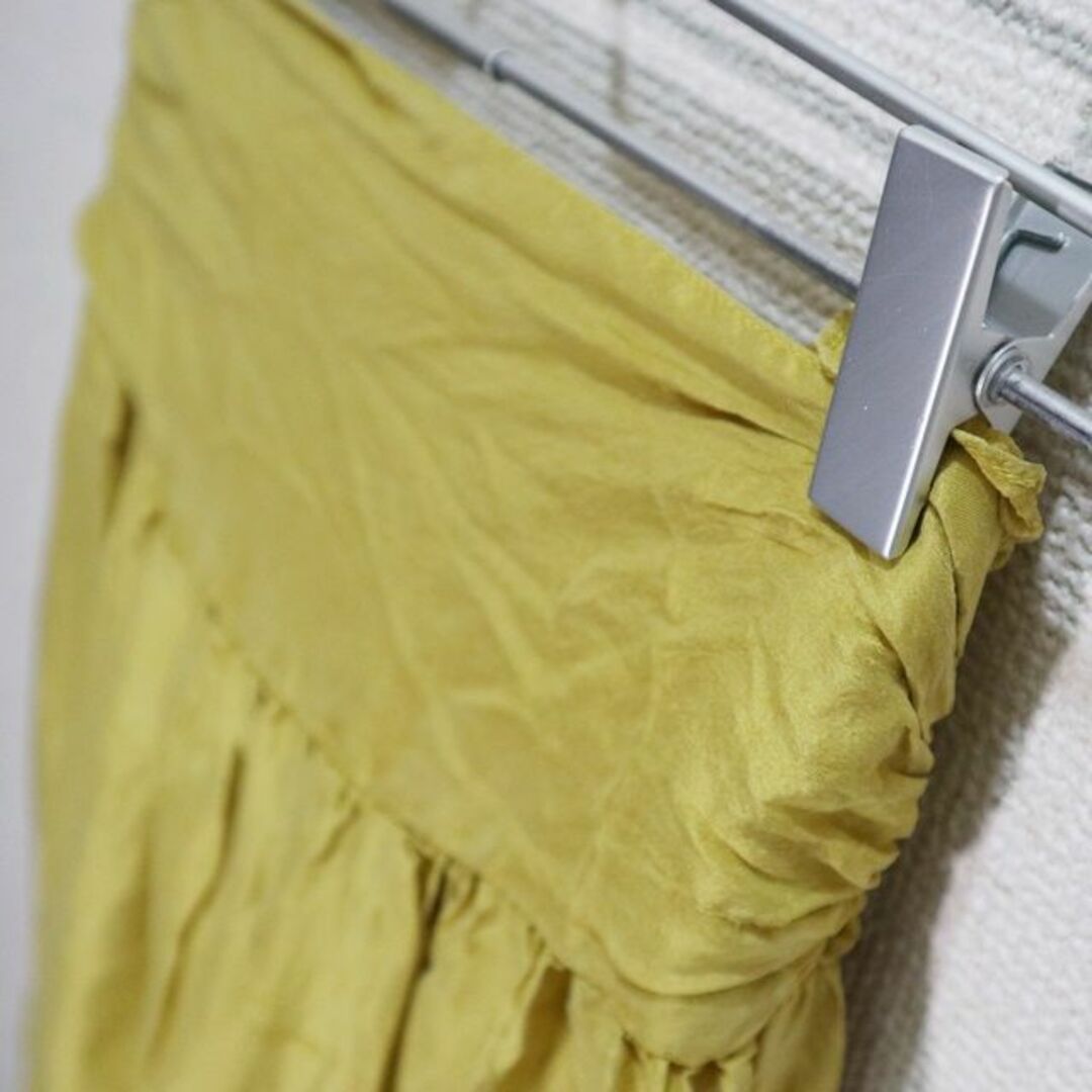 MACPHEE(マカフィー)のMACPHEE マカフィー　シルク　フレアーマキシ丈巻きスカート レディースのスカート(ロングスカート)の商品写真