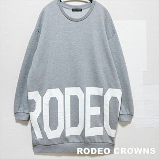 RODEO CROWNS - 【RODEO CROWNS】ロデオクラウンズ ビックロゴ ロングスウェット