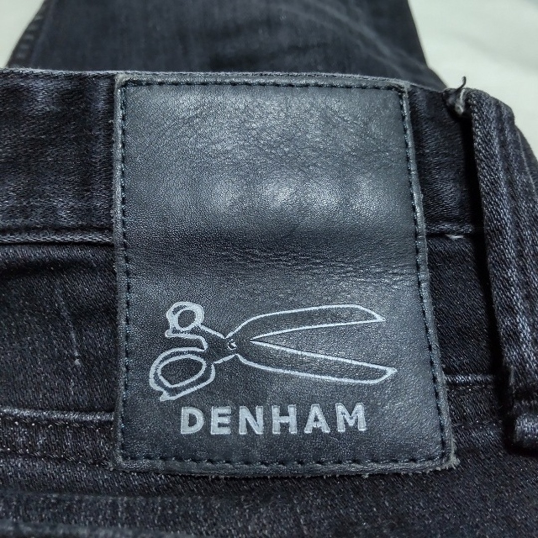 DENHAM(デンハム)のDENHAM(デンハム) ジーンズ サイズW28 メンズ美品  - 白×黒 フルレングス メンズのパンツ(デニム/ジーンズ)の商品写真