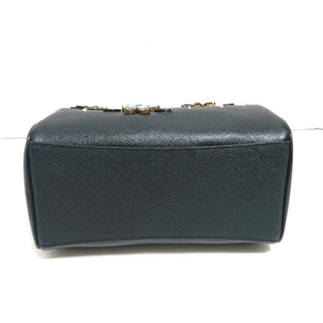 COACH(コーチ)のCOACH(コーチ) ハンドバッグ - F72829 黒×ゴールド×マルチ レザー×スパンコール レディースのバッグ(ハンドバッグ)の商品写真