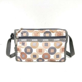 レスポートサック(LeSportsac)のLESPORTSAC(レスポートサック) ショルダーバッグ - アイボリー×ダークグレー×マルチ レスポナイロン(ショルダーバッグ)