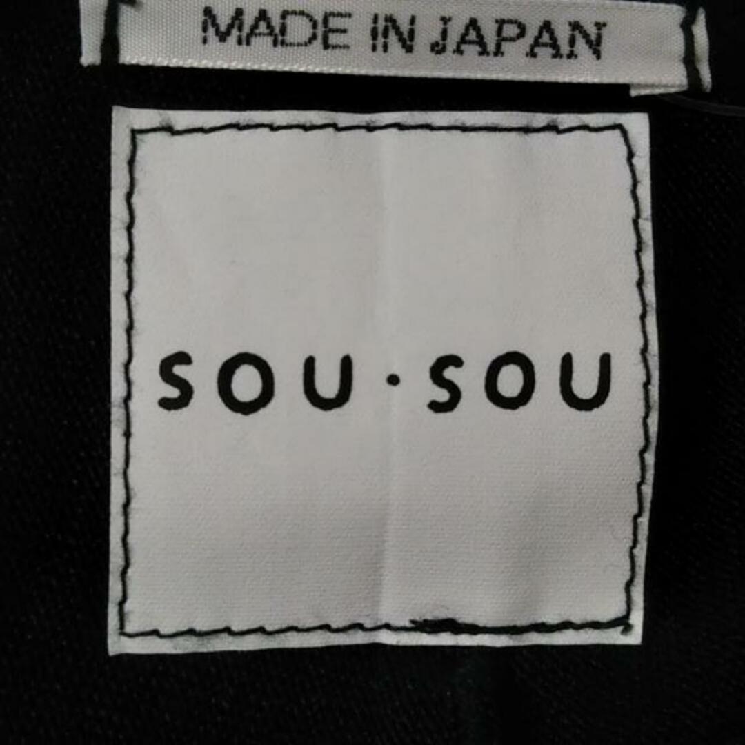 SOU・SOU(ソウソウ)のSOU・SOU(ソウソウ) カーディガン レディース美品  - 黒 長袖 レディースのトップス(カーディガン)の商品写真