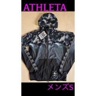 アスレタ(ATHLETA)の新品タグ付き　メンズS ATHLETAアスレタ　アクティブウインドシェルパーカー(ウェア)