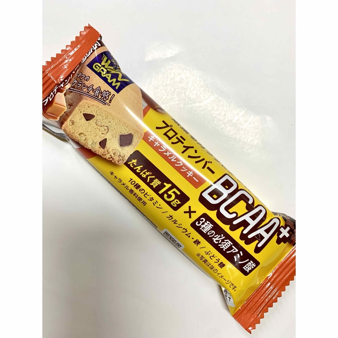 ブルボン(ブルボン)のブルボン プロテインバー BCAA チョコレート キャラメルクッキー　2種12本 食品/飲料/酒の健康食品(プロテイン)の商品写真