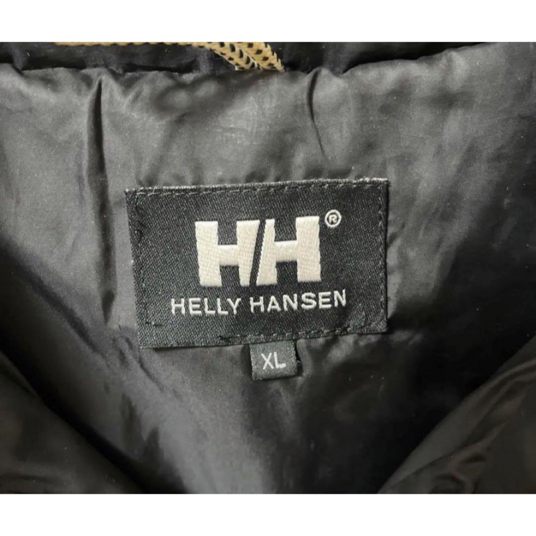 HELLY HANSEN(ヘリーハンセン)のヘリーハンセン ダウンジャケット シンプルロゴ 刺繍ロゴ コート XL ブラック メンズのジャケット/アウター(ダウンジャケット)の商品写真