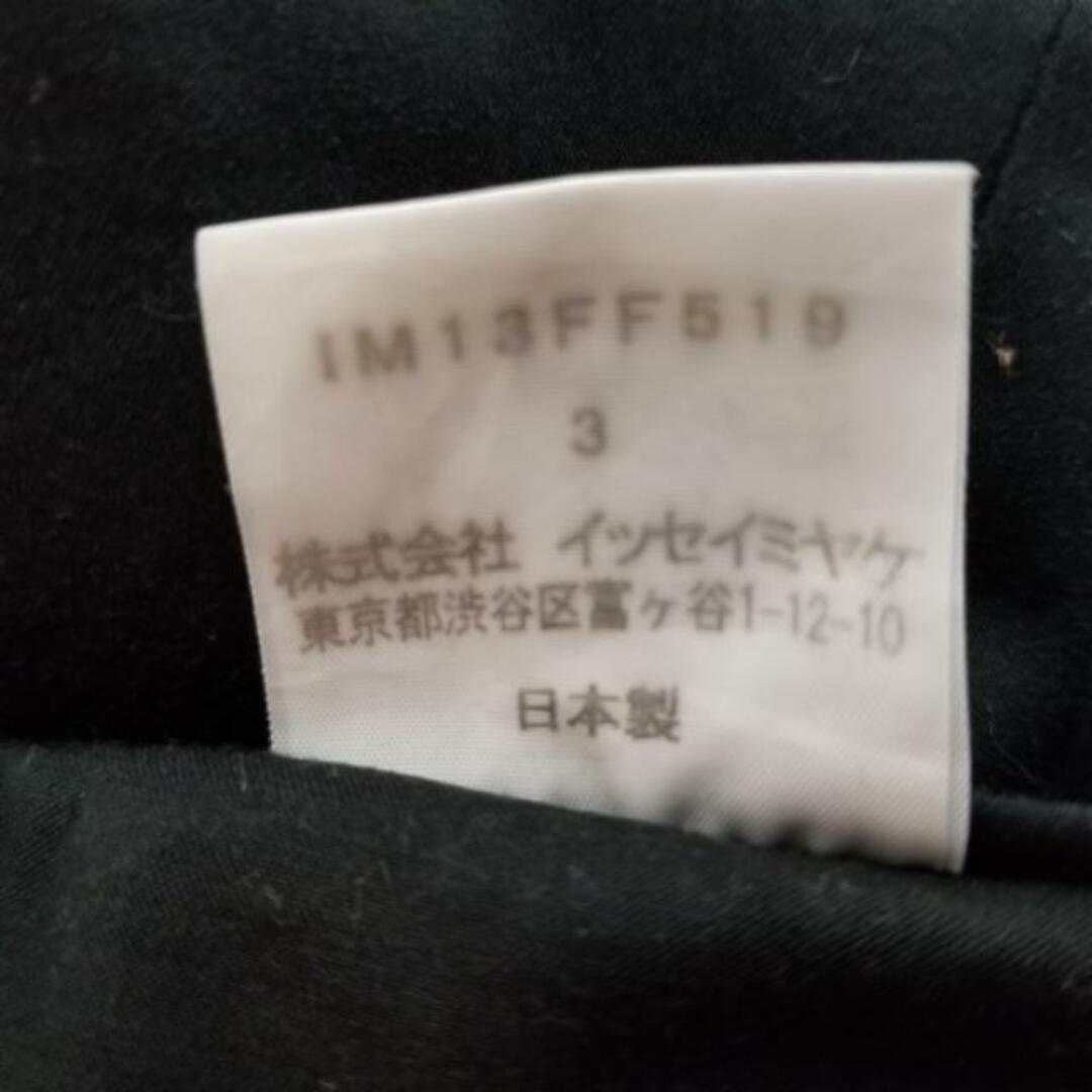 ISSEY MIYAKE(イッセイミヤケ)のISSEYMIYAKE(イッセイミヤケ) パンツ サイズ3 L レディース - 黒 フルレングス レディースのパンツ(その他)の商品写真