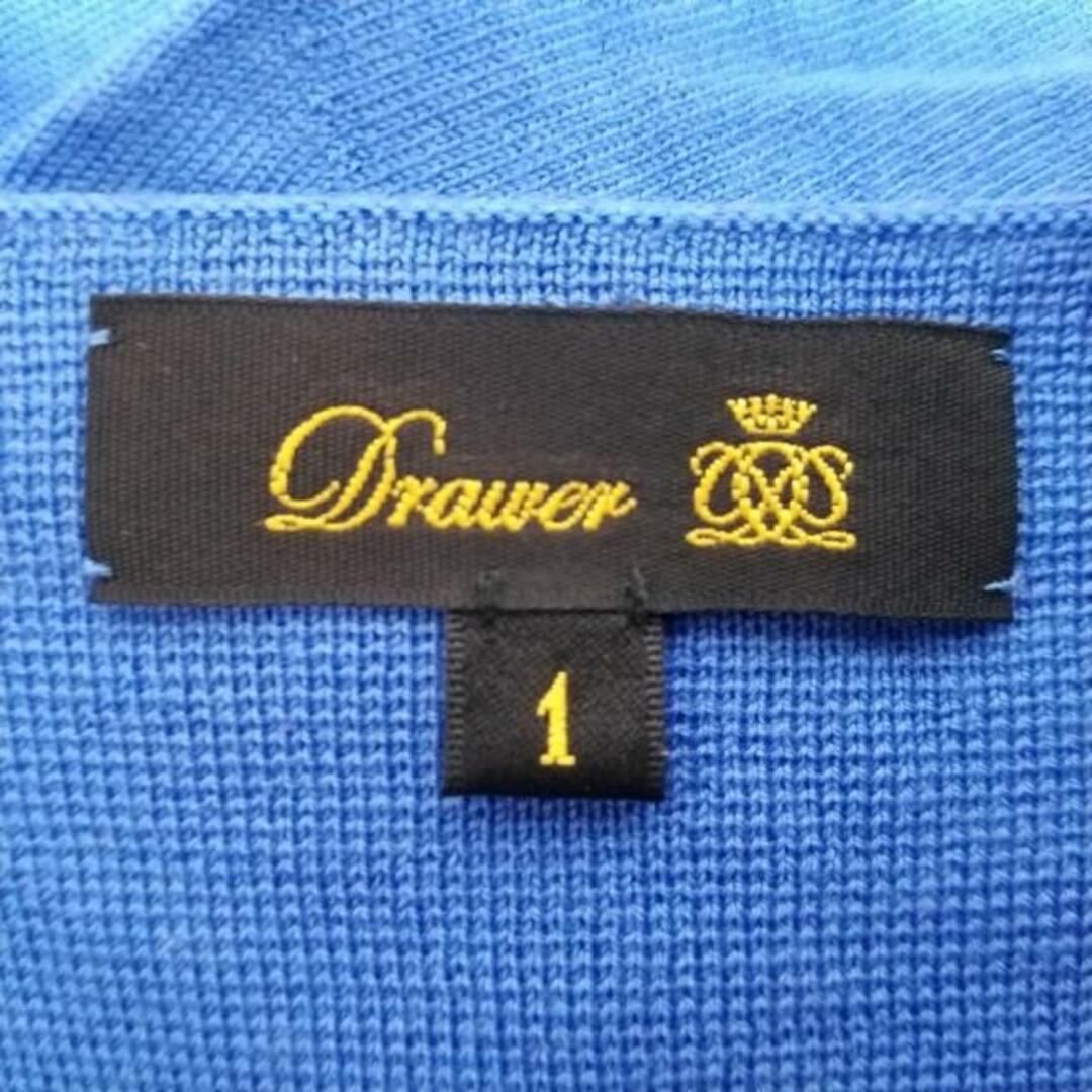 Drawer(ドゥロワー)のDrawer(ドゥロワー) 長袖セーター サイズ1 S レディース - ブルー クルーネック/ティアード/フリル レディースのトップス(ニット/セーター)の商品写真