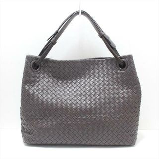 ボッテガヴェネタ(Bottega Veneta)のBOTTEGA VENETA(ボッテガヴェネタ) トートバッグ ミディアム ガルダバッグ ダークブラウン 編み込み レザー(トートバッグ)