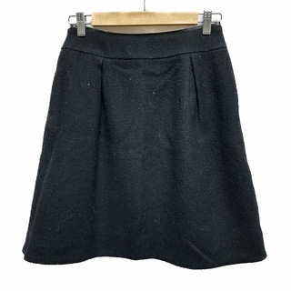 フォクシー(FOXEY)のFOXEY(フォクシー) スカート サイズ38 M レディース美品  - 黒 ひざ丈(その他)