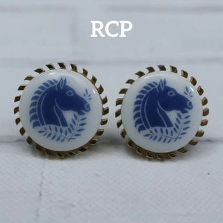 ロイヤルコペンハーゲン(ROYAL COPENHAGEN)の【匿名配送】 RCP ロイヤルコペンハーゲン カフス ゴールド 馬(カフリンクス)