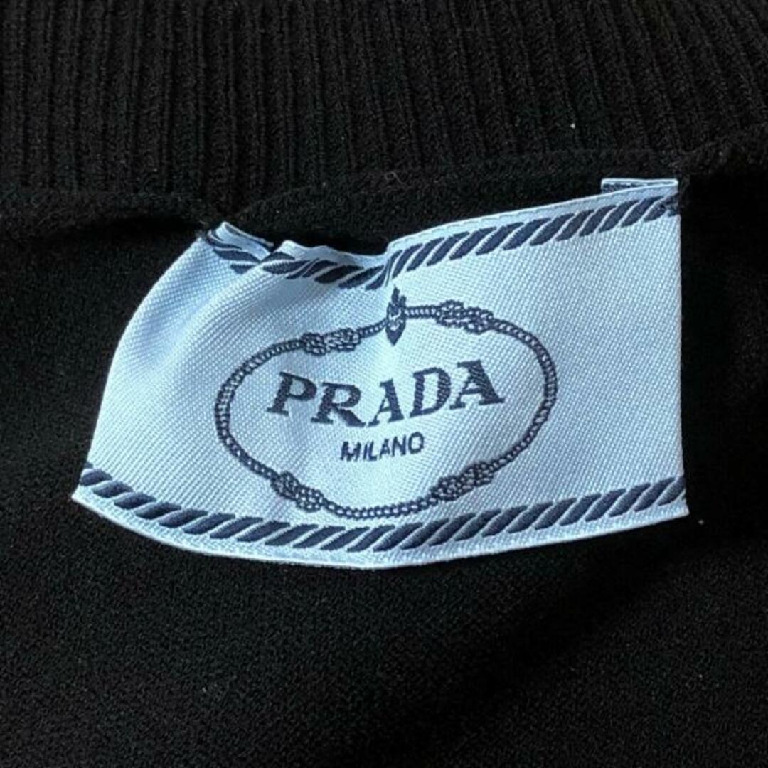 PRADA(プラダ)のPRADA(プラダ) 半袖カットソー サイズ36 S レディース - 黒 レディースのトップス(カットソー(半袖/袖なし))の商品写真