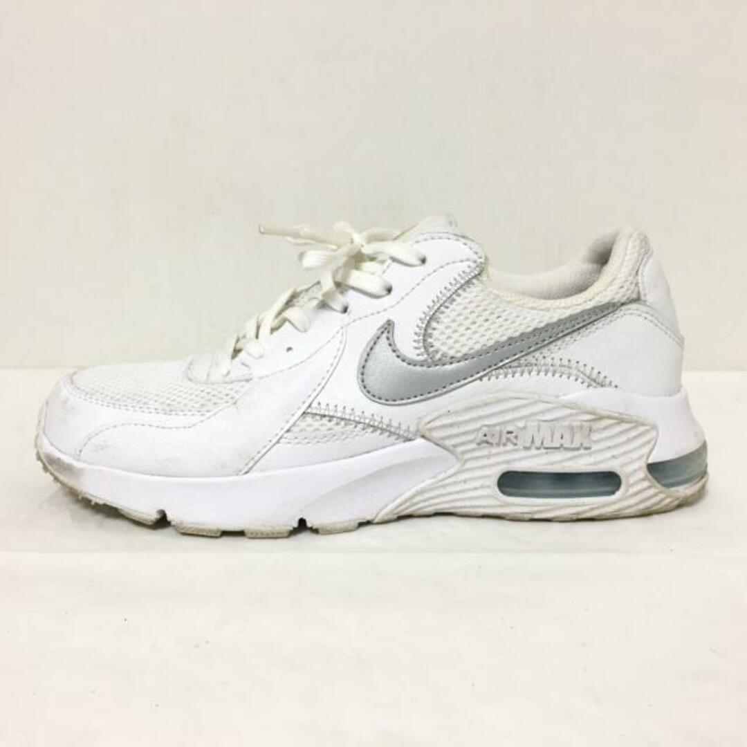 NIKE(ナイキ)のNIKE(ナイキ) スニーカー 24.5 レディース エア マックス エクシー CD5432-114 白×グレー 合皮×化学繊維 レディースの靴/シューズ(スニーカー)の商品写真