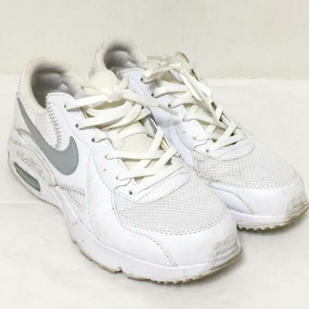 NIKE(ナイキ)のNIKE(ナイキ) スニーカー 24.5 レディース エア マックス エクシー CD5432-114 白×グレー 合皮×化学繊維 レディースの靴/シューズ(スニーカー)の商品写真