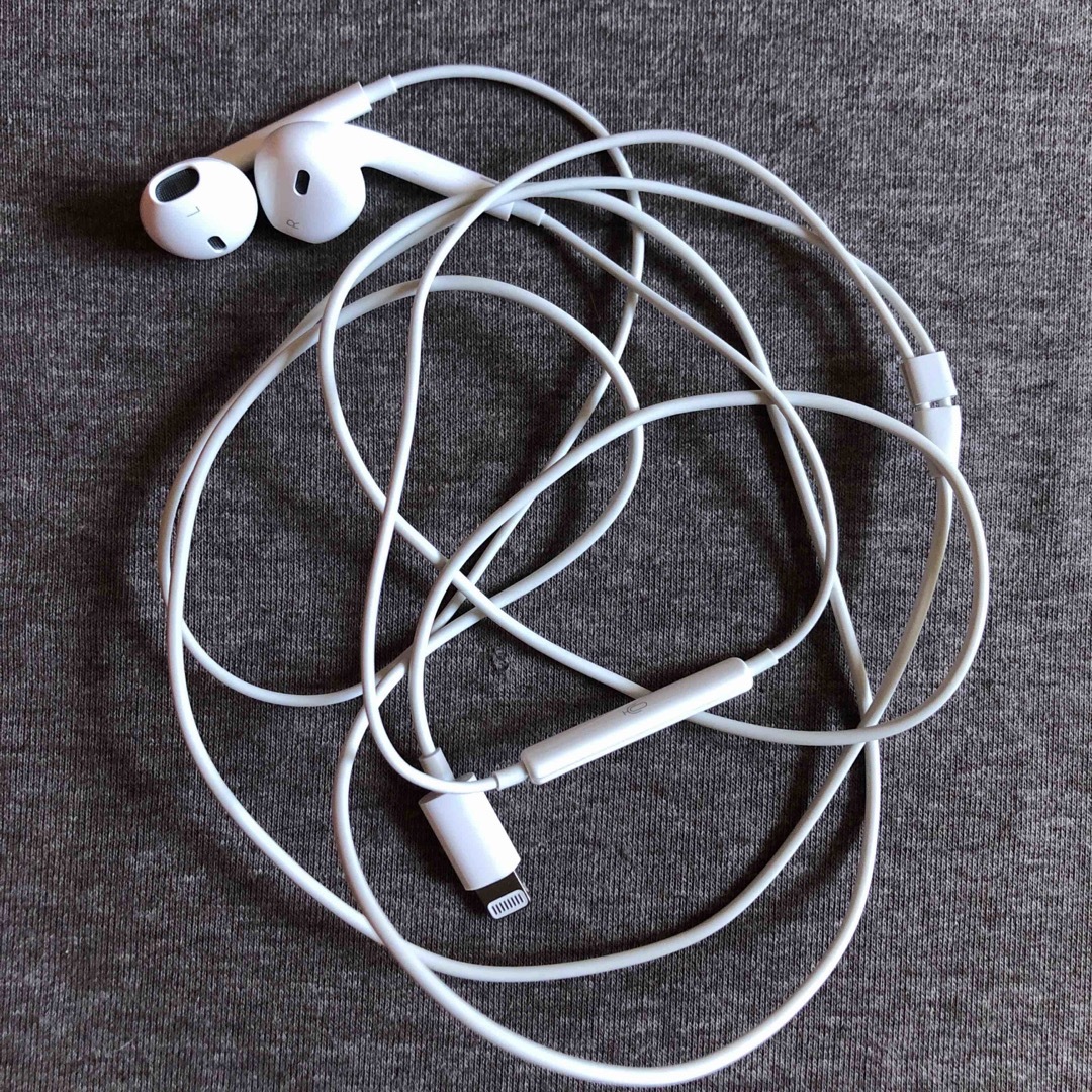 Apple(アップル)のapple純正イヤフォン未使用 スマホ/家電/カメラのオーディオ機器(ヘッドフォン/イヤフォン)の商品写真