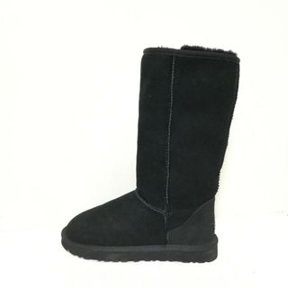 アグ(UGG)のUGG(アグ) ロングブーツ W6 レディース クラシックトール 5815 黒 ムートン(ブーツ)