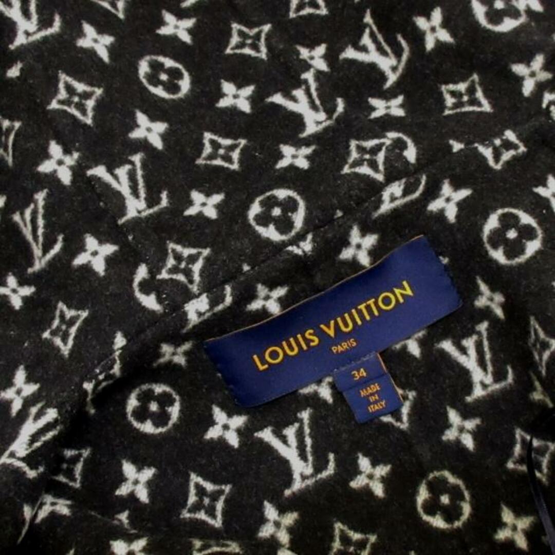 LOUIS VUITTON(ルイヴィトン)のルイヴィトン コート サイズ34 S 黒 レディースのジャケット/アウター(その他)の商品写真